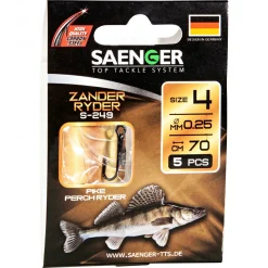 Sale Su00e4nger Sänger Zielfisch-Haken, gebunden (Zander Ryder S-249)