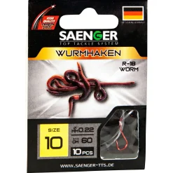 Outlet Su00e4nger Sänger Zielfisch-Haken, gebunden (Wurmhaken R-18)