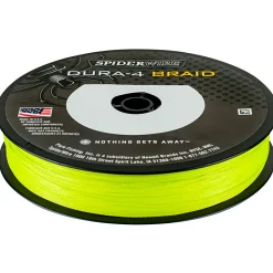 Spiderwire Geflochtene Schnüre<Angelschnur Dura 4 (Yellow, 150 m)