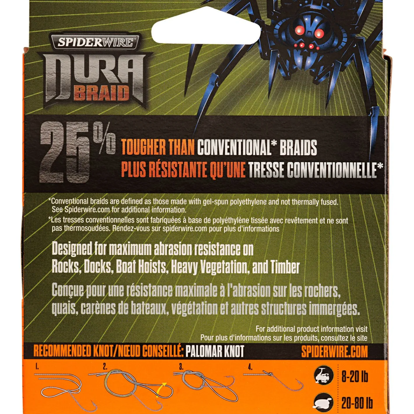 Spiderwire Geflochtene Schnüre<Angelschnur Dura Braid (135 m)