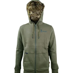 Spika Outdoor- & Angel-Jacken<GO Core Zip-Through Hoodie Herren (Olive)