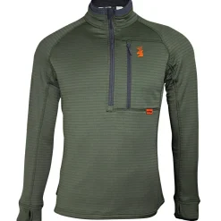 Spika Angelpullover & -Strickjacken<Gridfleece Top Herren (Performance Olive)
