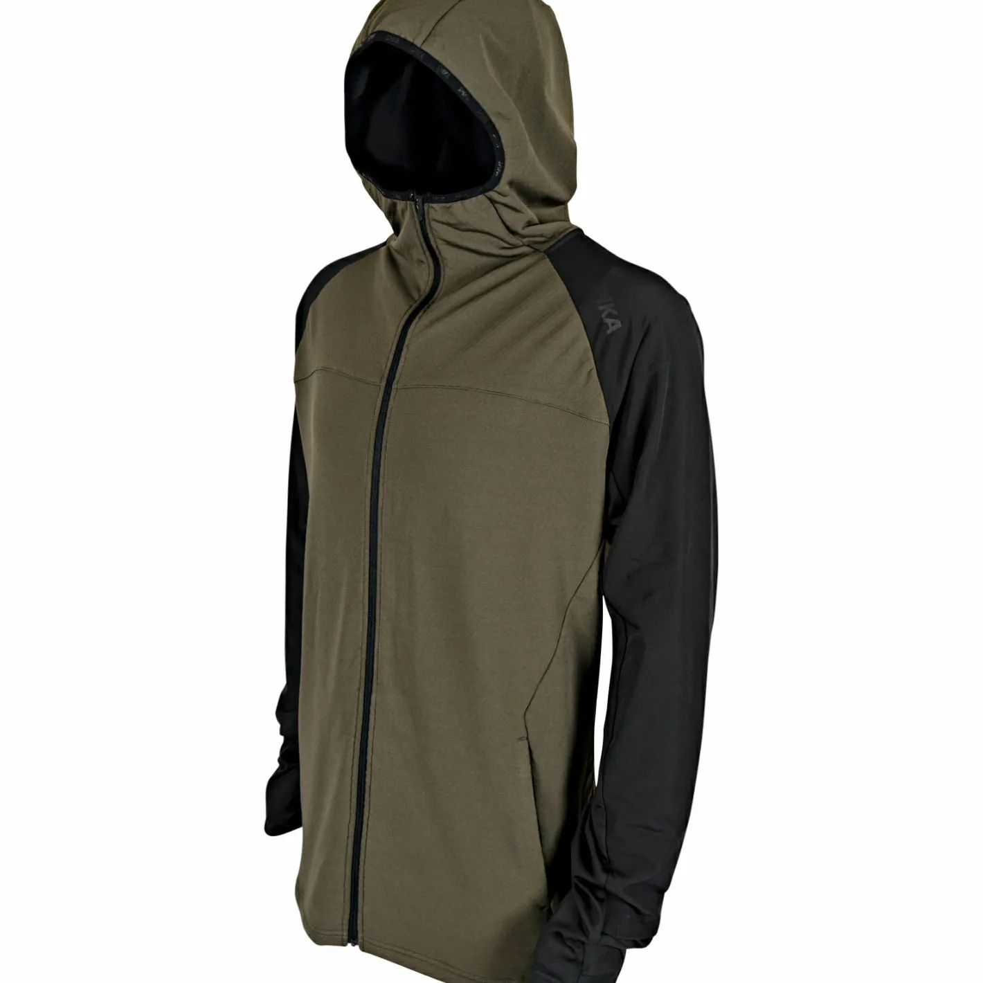 Spika Outdoor- & Angel-Jacken<Microfleece Zip–Through Herren (Olive Summit)