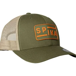 Hot Spika Trucker Cap Unisex (Olive/Tan)