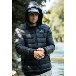 Sportex Outdoor- & Angel-Jacken<Hooded Jacket Herren (Black)