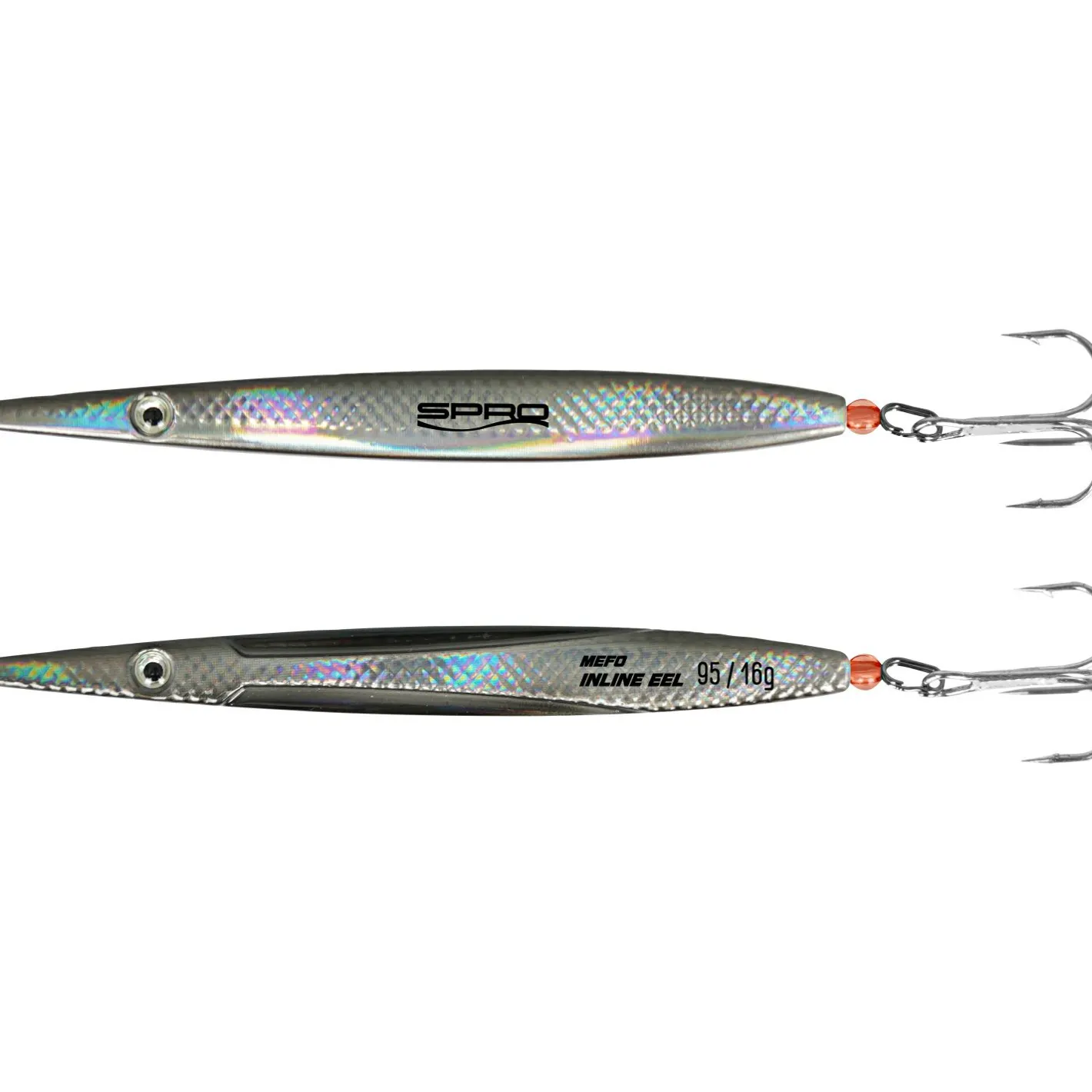 Spro Blinker|Raubfischangeln Kunstköder<Mefo Inline Eel (Silver)