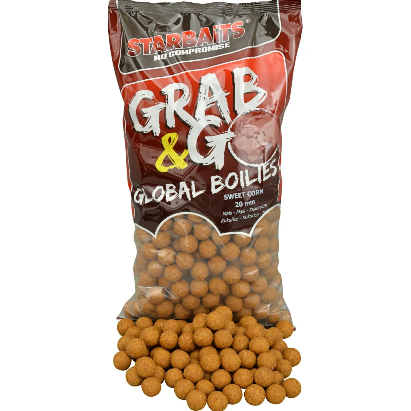 Clearance Starbaits Boilies G&G Global (Sweet Corn)