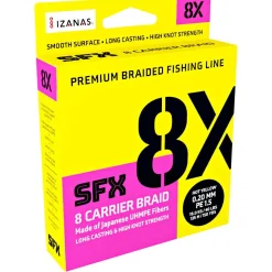 Best Sufix Angelschnur SFX 8 Carrier Braid (270m, Lo-Vis Green)