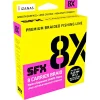 Sufix Geflochtene Schnüre<Angelschnur SFX 8 Carrier Braid (135m, Lo-Vis Green)