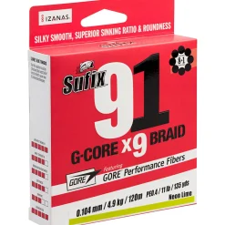 Sale Sufix Geflechtschnur 91 Braid (Lo-Vis Green, 300 m)