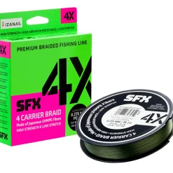 Clearance Sufix Geflechtschnur SFX 4 Carrier Braid (Lo-Vis Green, 135 m)