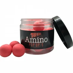 Top Secret Karpfenfutter·Boilies & Popup Boilies|Karpfenfutter<Amino Pop Ups (Erdbeere)
