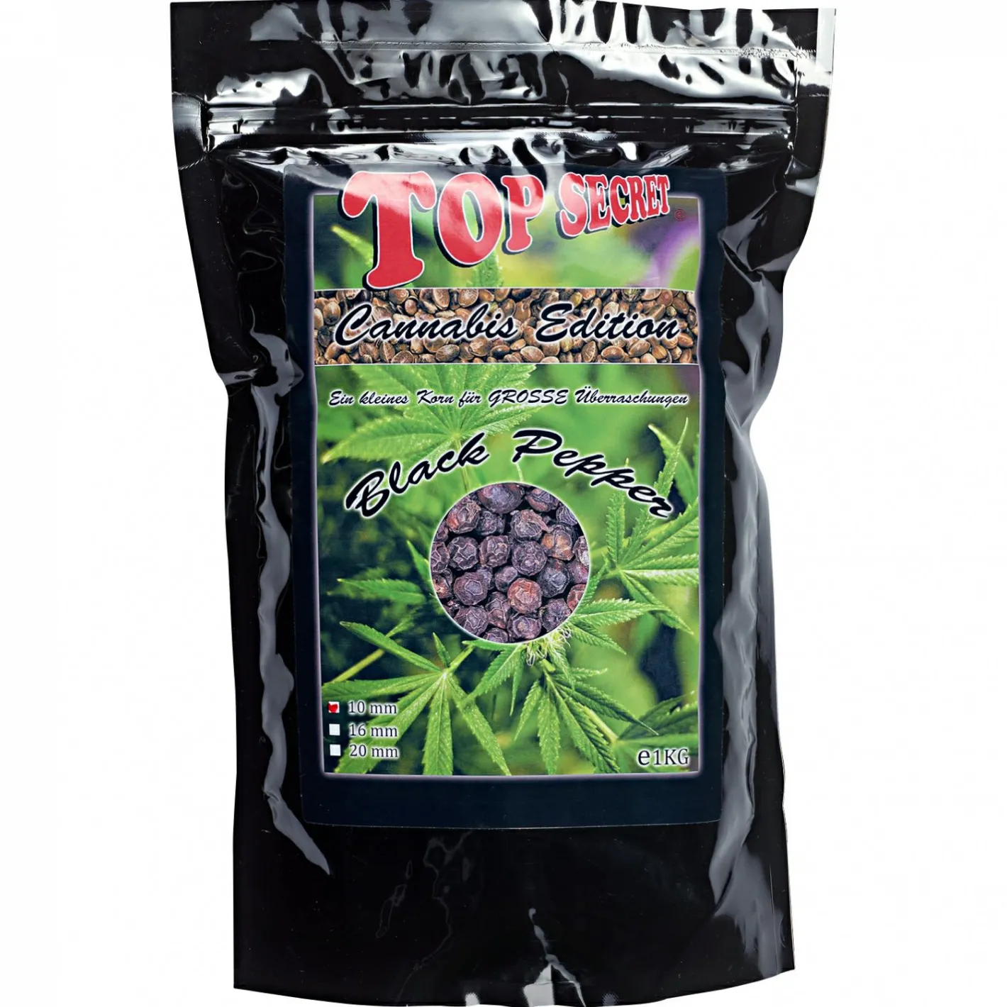 Top Secret Karpfenfutter·Boilies & Popup Boilies|Karpfenfutter<Boilies Cannabis Edition (Roasted Peanuts)