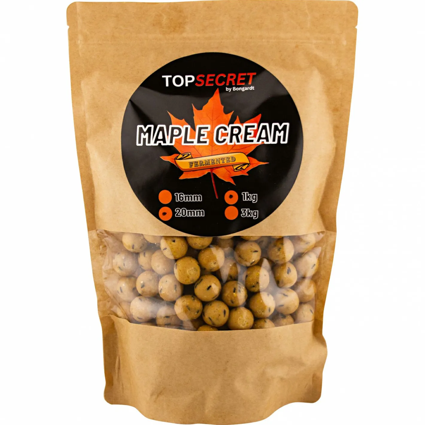 Top Secret Karpfenfutter·Boilies & Popup Boilies|Karpfenfutter<Boilies Maple Cream