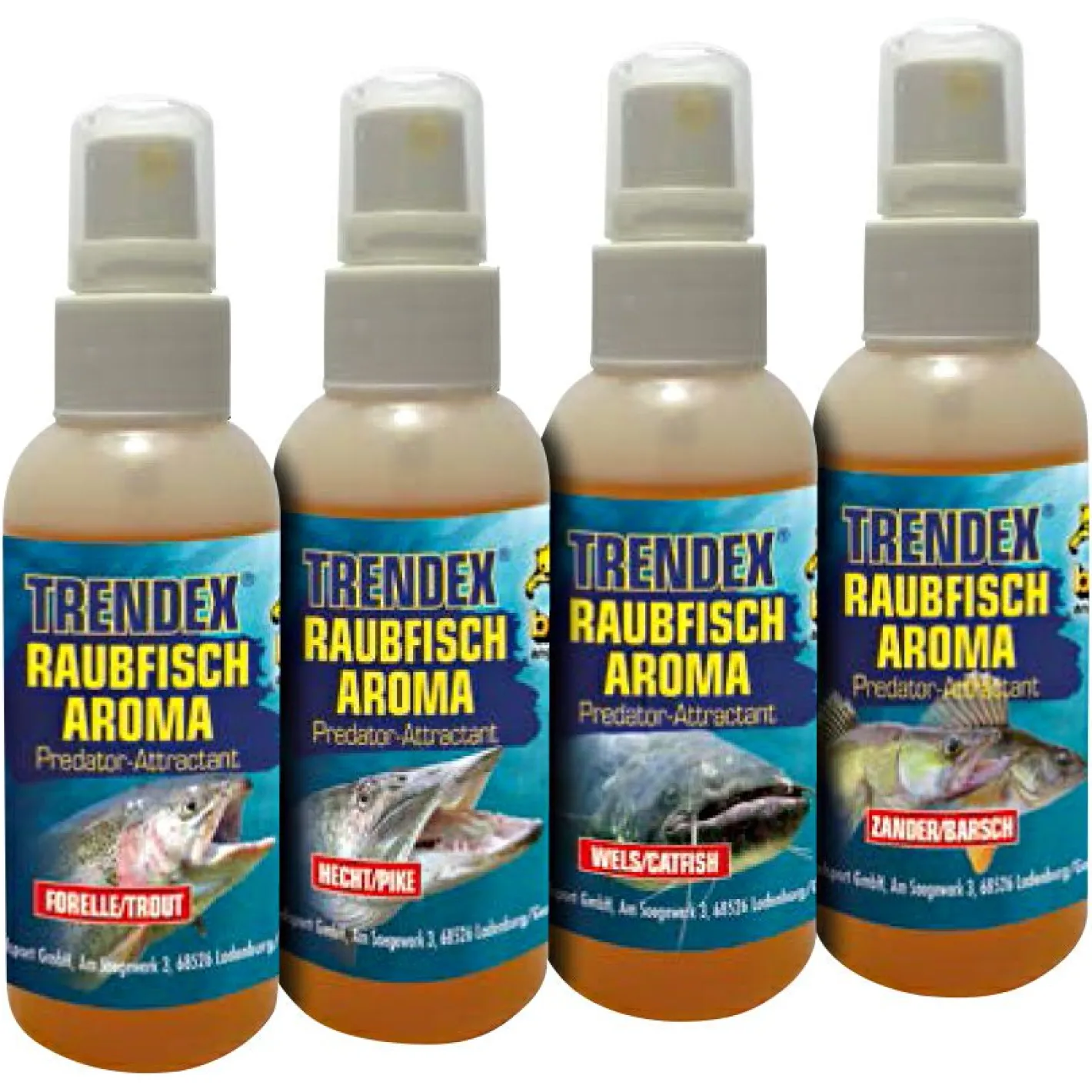 Trendex Angellockstoffe & Boilie-Flavours<Raubfischaromen (Zander/Barsch/Perch)