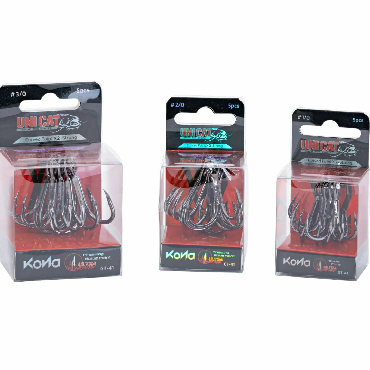Uni Cat Wallerhaken|Angelhaken<Kona GT-41 Curved Point X2-Strong