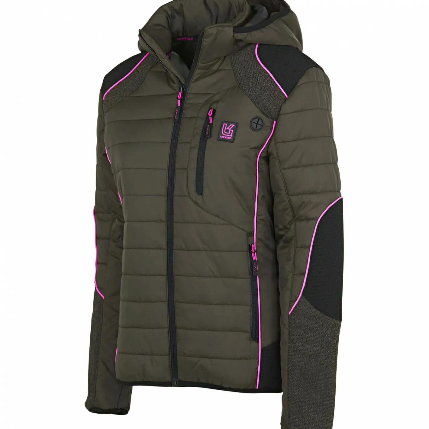 Online Univers Dolomit Hunting Jacket Damen (Oliv/Pink)