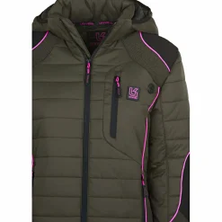 Online Univers Dolomit Hunting Jacket Damen (Oliv/Pink)