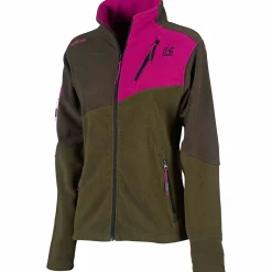 New Univers Lynx Fleece Hunting Jacket Damen (Oliv/Pink)