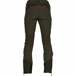 Univers Damen Angelhosen<San Gottardo U-Tex Hunting Trousers Damen (Oliv/Pink)