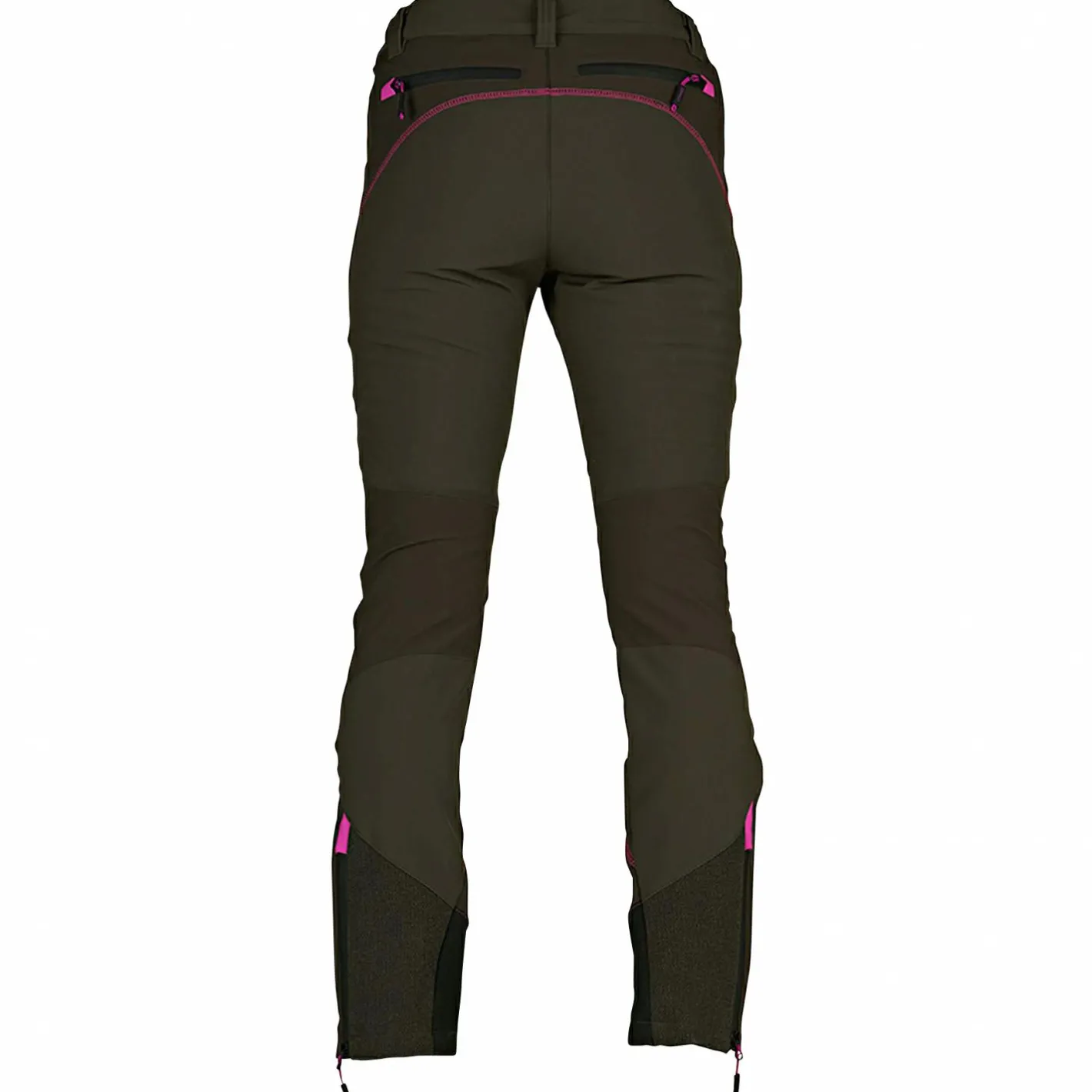 Univers Damen Angelhosen<San Gottardo U-Tex Hunting Trousers Damen (Oliv/Pink)
