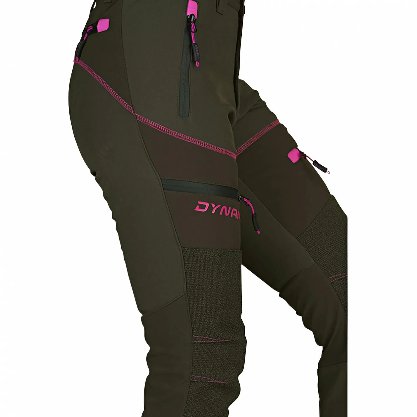 Univers Damen Angelhosen<San Gottardo U-Tex Hunting Trousers Damen (Oliv/Pink)