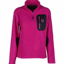 Univers Damen Angeljacken & -Westen<Spinale Fleece Mock-Neck Damen (Pink/Schwarz)