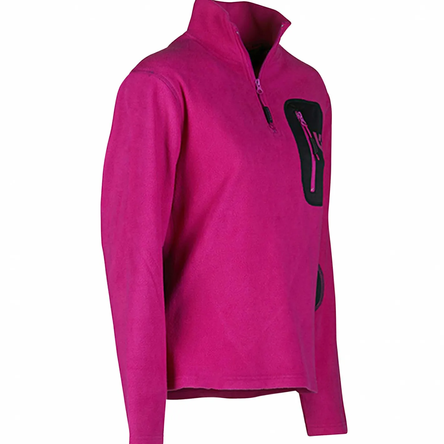 Univers Damen Angeljacken & -Westen<Spinale Fleece Mock-Neck Damen (Pink/Schwarz)