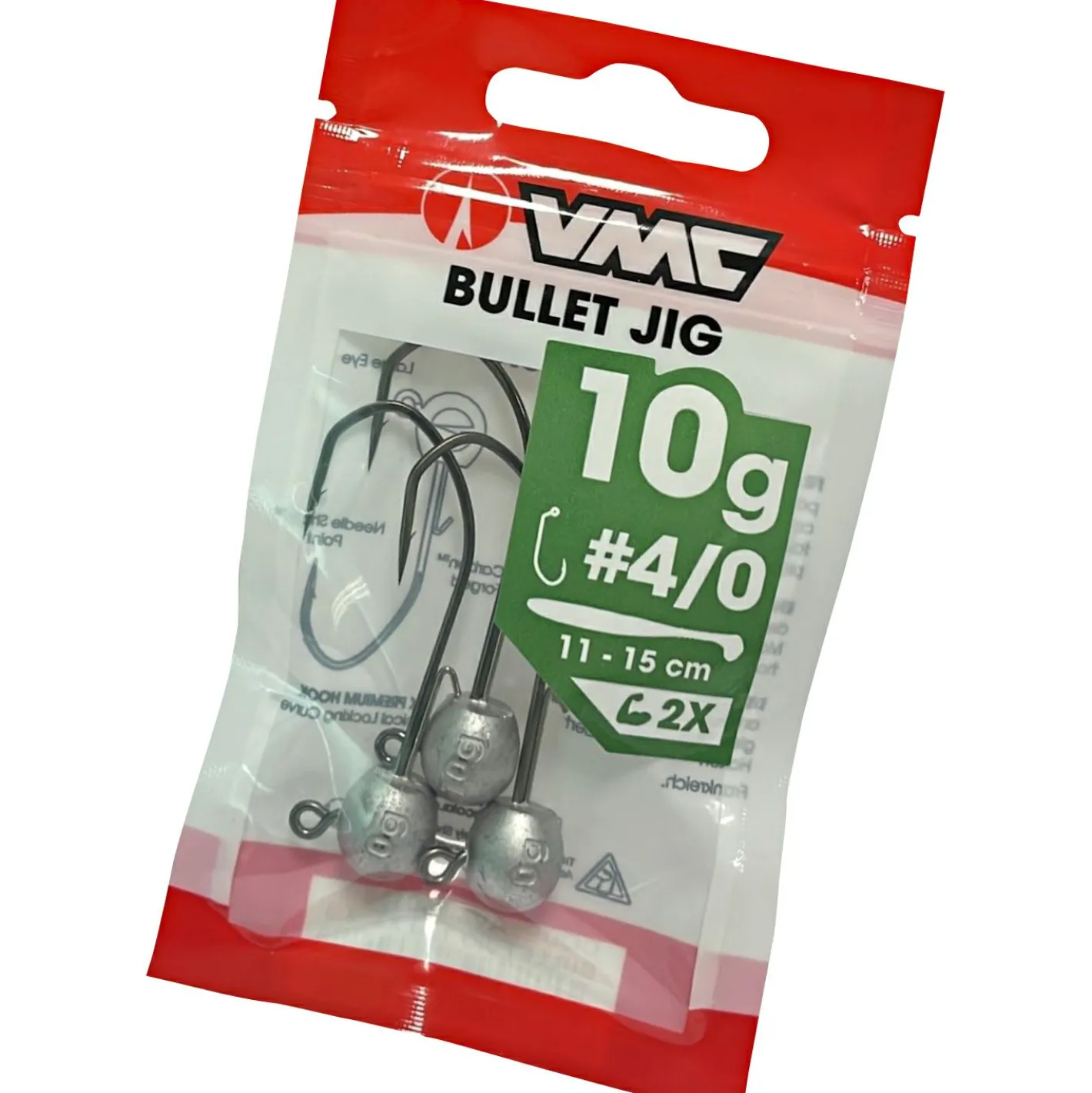 VMC Jigköpfe & Köder-Rasseln<Bullet Jig Gr. 2 - 3/0