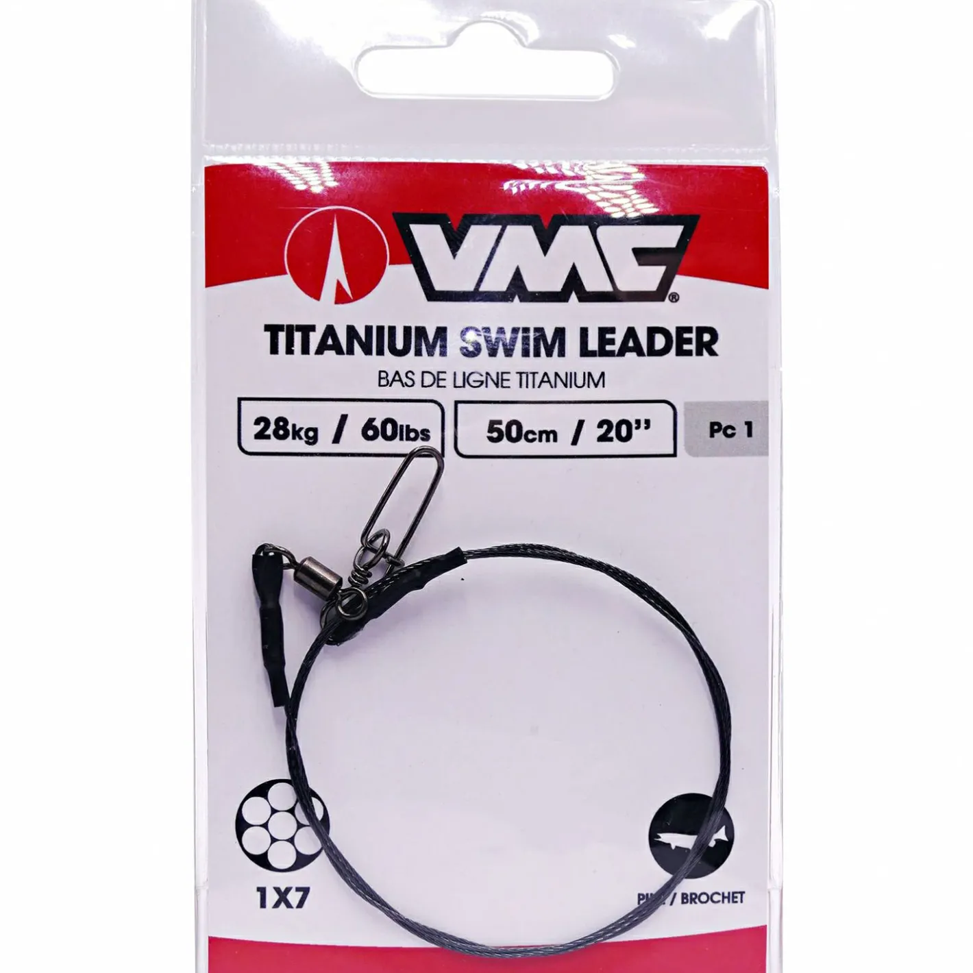VMC Angelvorfächer & Beifänger|Raubfischangeln-Zubehör<Titanium (Swim Leader)