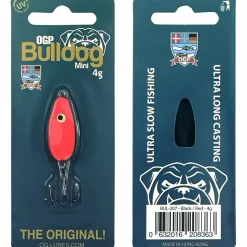 Westin Blinker|Raubfischangeln Kunstköder<Forellenköder Bulldog Mini (Black/Red)