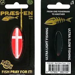 Westin Forellenangeln-Zubehör|Trout Spoons<Inlineköder Præsten Mini (Red White Glow Cross)