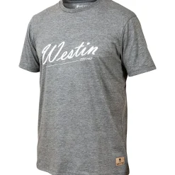 Westin Angelshirts & Angel-Oberteile<Old School T-Shirt Herren (Grey Melange)
