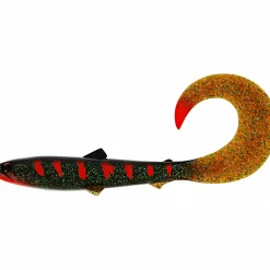 Westin Gummiköder ·Twister<Softlure BullTeez Curltail (Motoroil Blood)