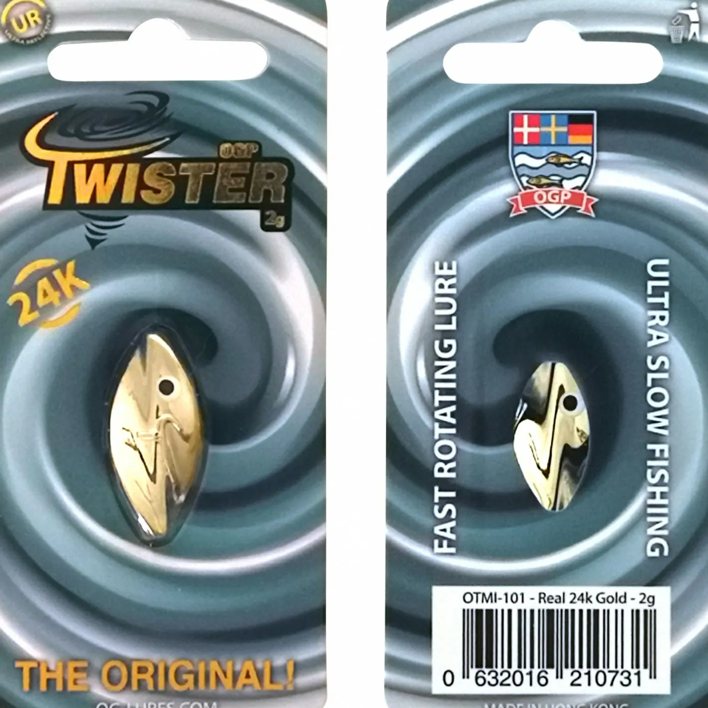 Westin Trout Spoons|Forellenangeln-Zubehör<Twister (Real 24k Gold)