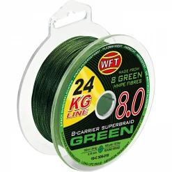 WFT Geflochtene Schnüre<Angelschnur KG 8.0 8-Carrier Super Braid (grün, 150 m)
