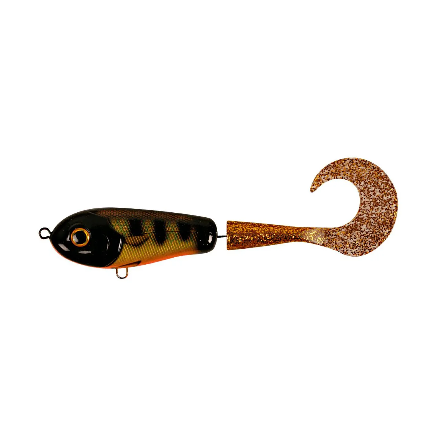 Raubfischangeln Kunstköder|Wobbler<Wobbler Wolf Tail (Black Okoboji Perch-Gold)