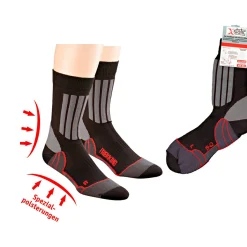 Outlet Wowerat Allround Sport- und Trekking-Socken Unisex, m. X-Static® (Schwarz)