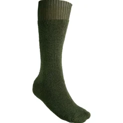 Wowerat Outdoor- & Angel-Socken<5er-Set: 70 % Nordpol-Wollsocken "Immerwarm" Unisex, Langform (Loden)