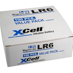 Clearance XCell Batterie LR6 Mignon AA-Alkaline 1,5 V (100er Box)