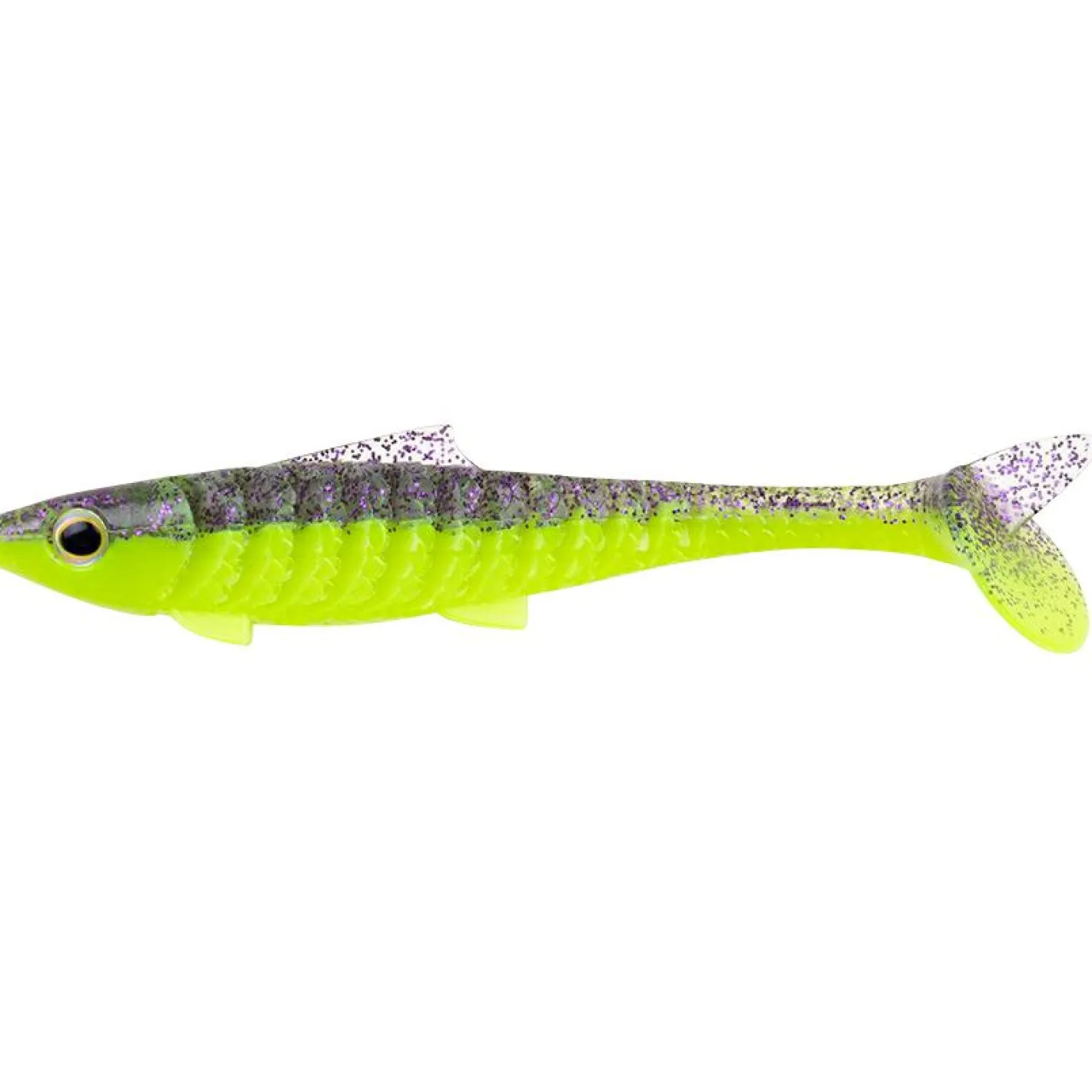 Zeck Gummiköder ·Gummifische & Shads|Raubfischangeln Kunstköder<Baby Rippler (Purple Chartreuse)