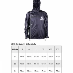 Zeck Regenjacken & Regenponchos<Rain Jacket Unisex (Black)