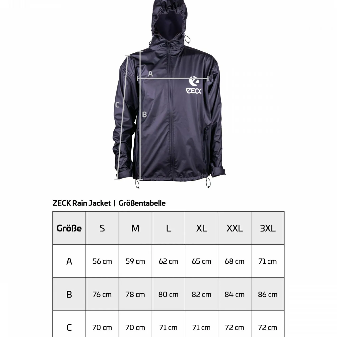 Zeck Regenjacken & Regenponchos<Rain Jacket Unisex (Black)