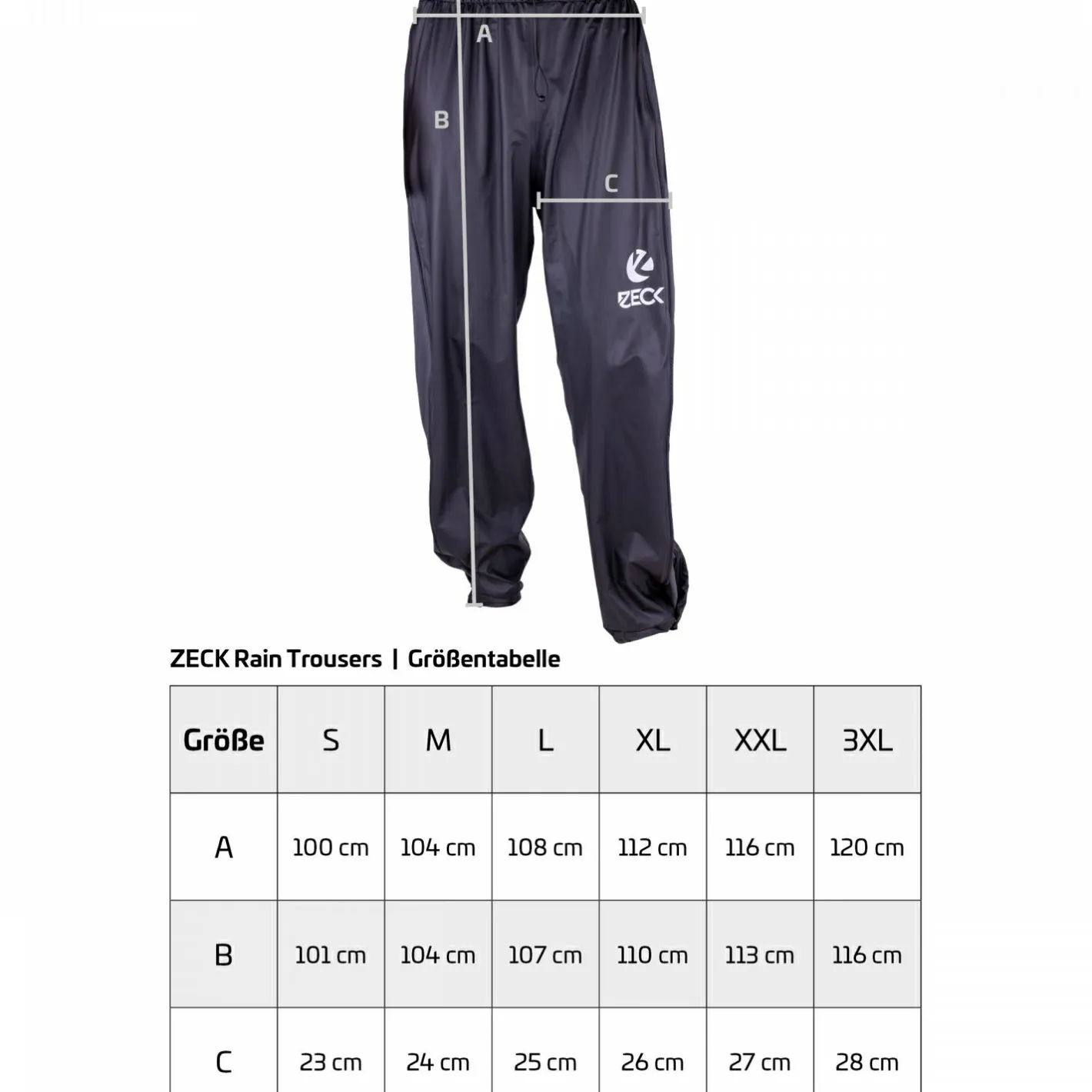 Zeck Thermohosen & Regenhosen<Rain Trousers (Black)